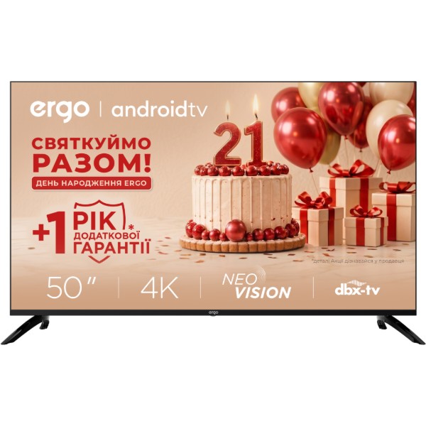 Фото - Телевизор Ergo 50GUS6500 Фото - Телевизор Ergo 50GUS6500
